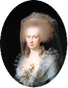 Jens Juel Portrait of Bolette Marie Harboe  wife of Johan Frederik Lindencrone Spain oil painting artist